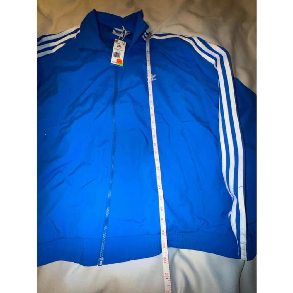 Adidas Adicolor Bluebird Blue Woven Firebird TT Track Jacket 2XL New - Picture 4 of 8